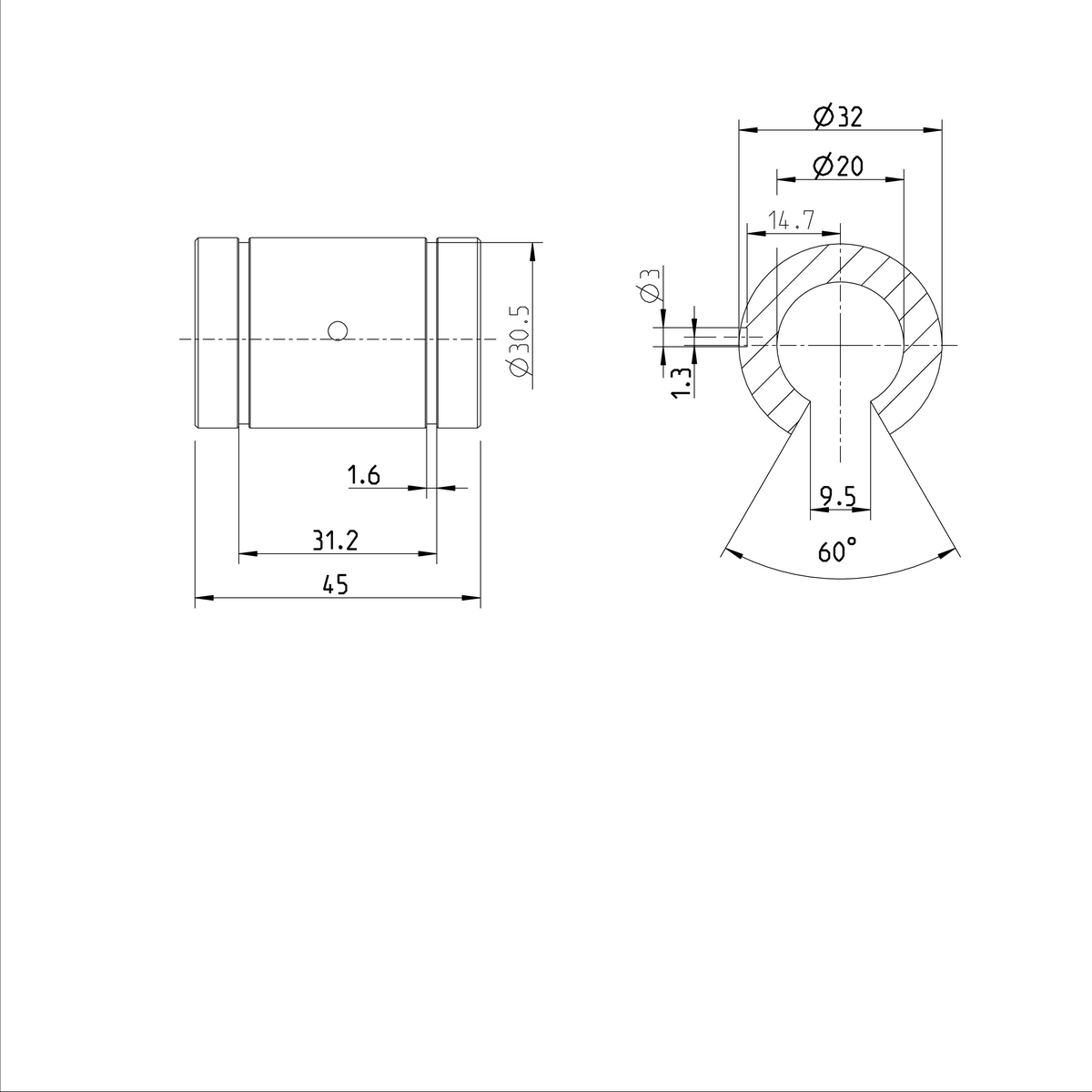 Суперлинейная втулка Bosch Rexroth KBSH-O-20-DD [R073122040]