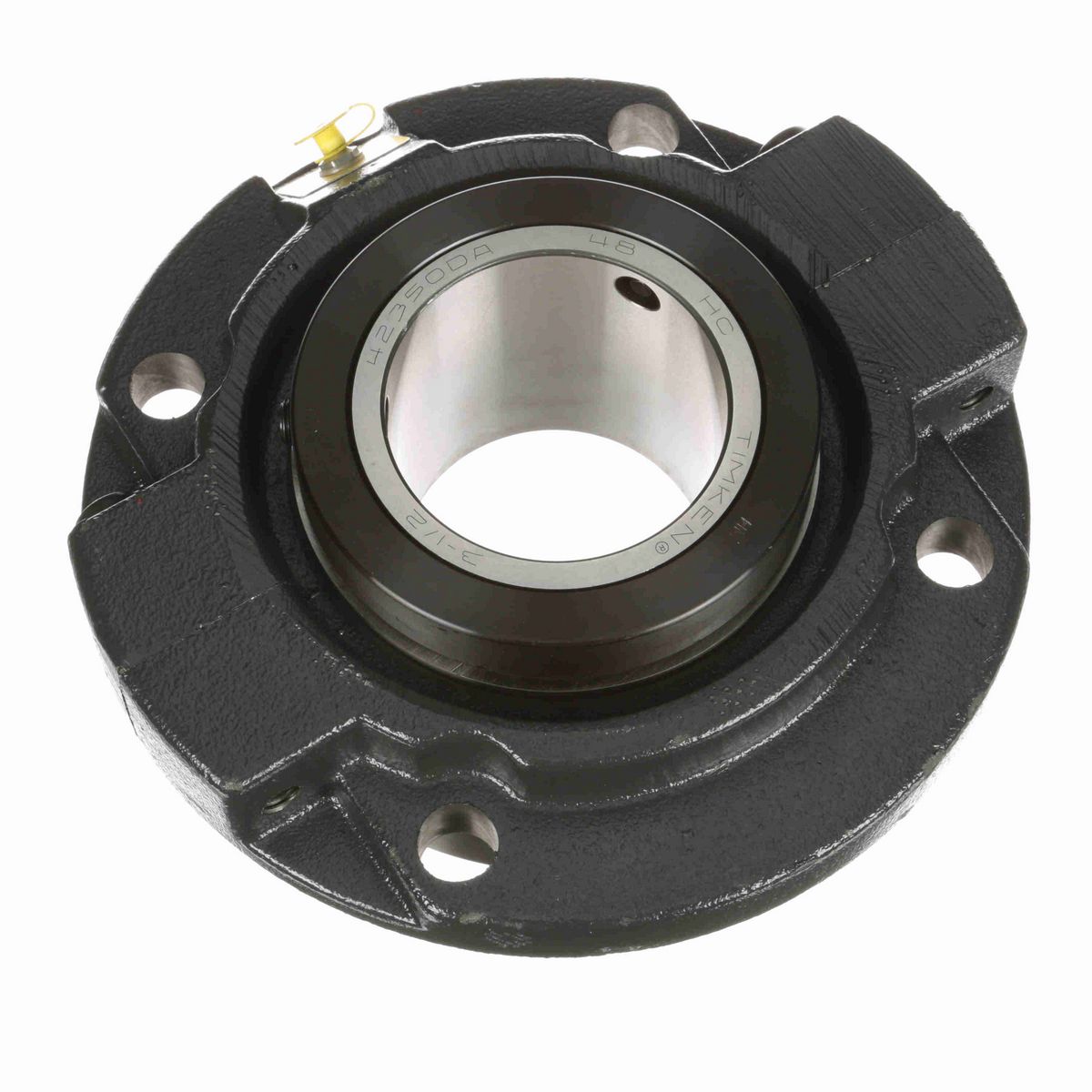 Sealmaster Mounted Cast Iron Piloted Flange Tapered Roller - 52100 Bearing Steel - Collar Mount Lock - RFPA 308