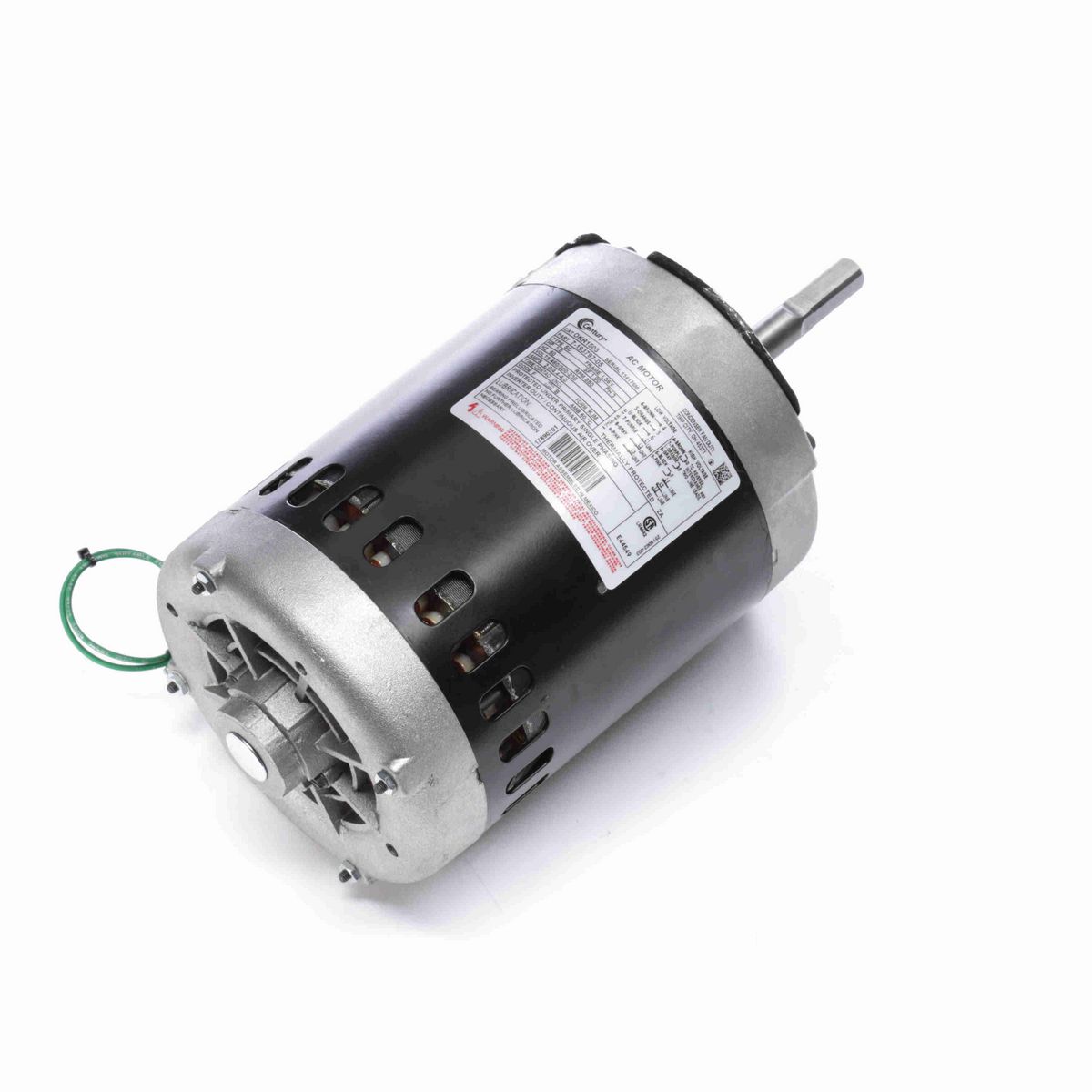 Century Condenser Fan Motor, 1.0 HP, 3 Ph, 60 Hz, 460/200-230 V, 900 RPM, L56Y Frame, OPEN - OKR1503