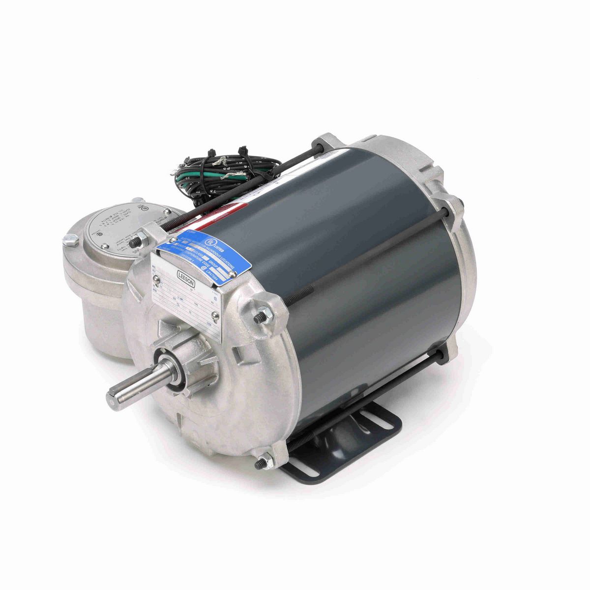 LEESON Explosion Proof Motor, 0.25 HP, 3 Ph, 60 Hz, 230/460 V, 1800 RPM, 56 Frame, EPNV - G646