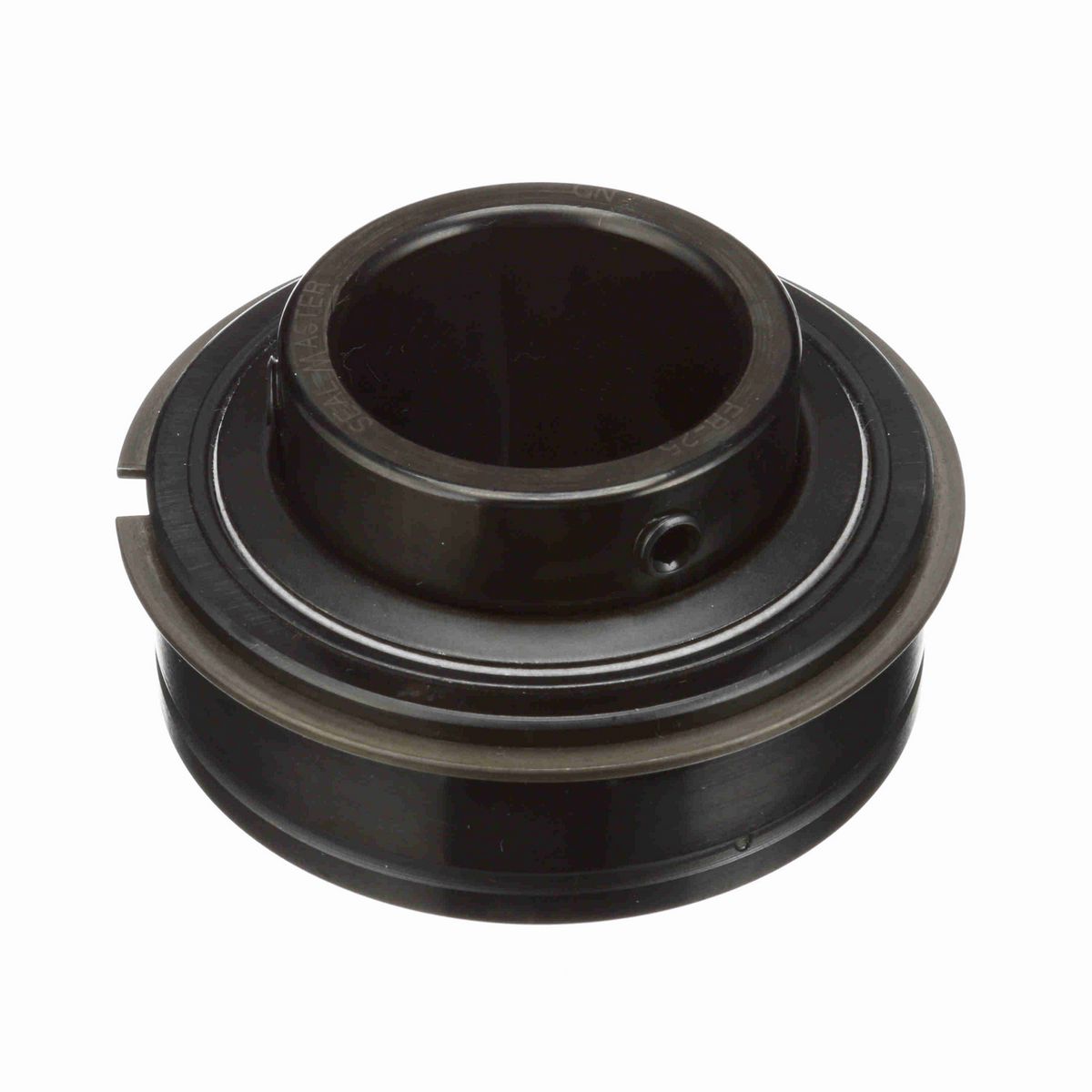 Sealmaster Mounted Insert Only Ball Bearing - 52100 Bearing Steel, Black Oxided - Setscrew Lock - ER-25
