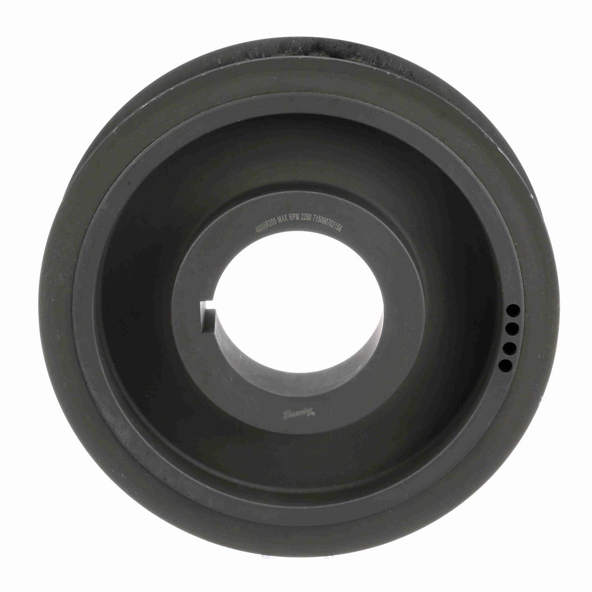 Browning Steel Bushed Bore Gearbelt Pulley - 40XHR200