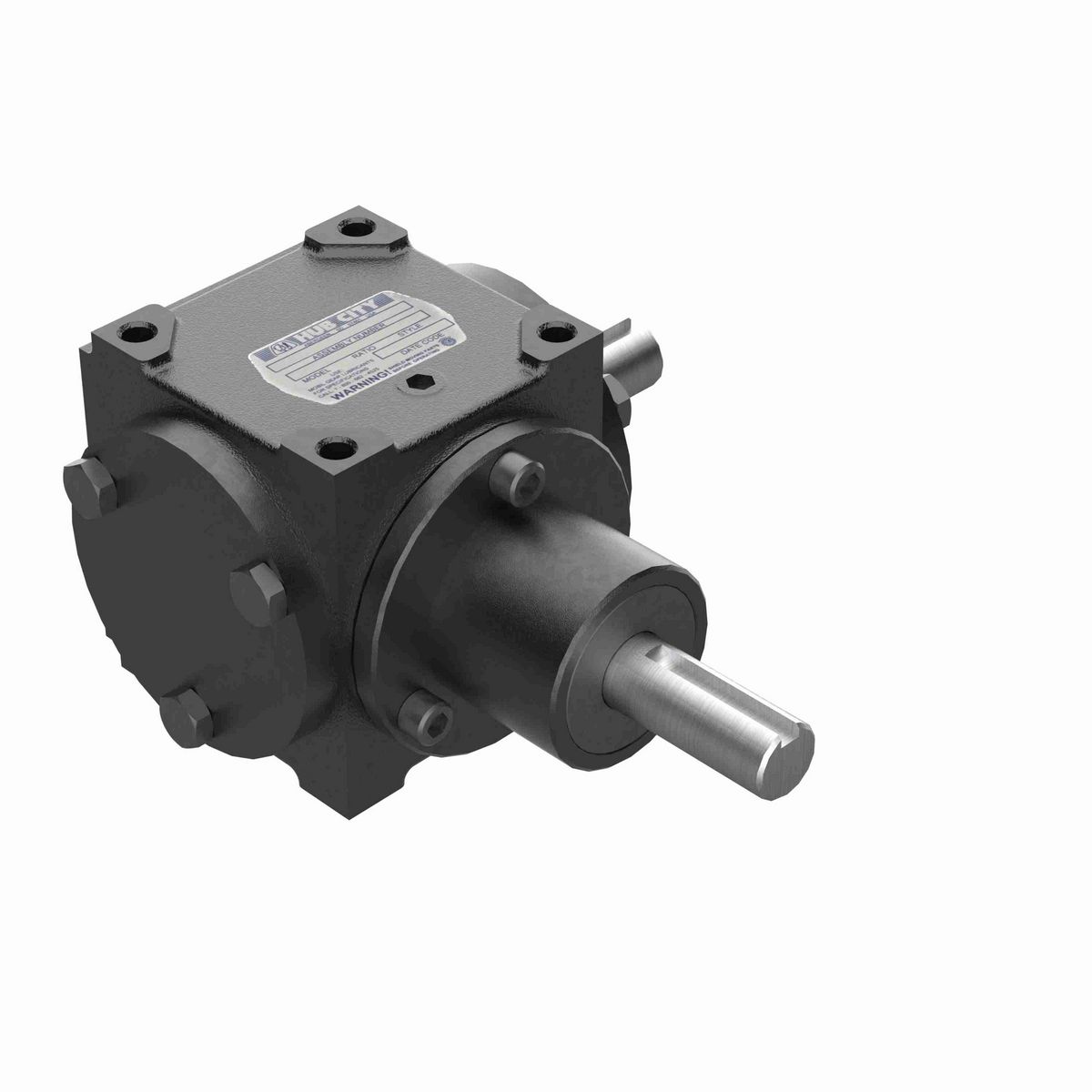 Hub City Bevel Gear Drives Cast Iron Bevel Reducer - M3 1/1 C,F ST