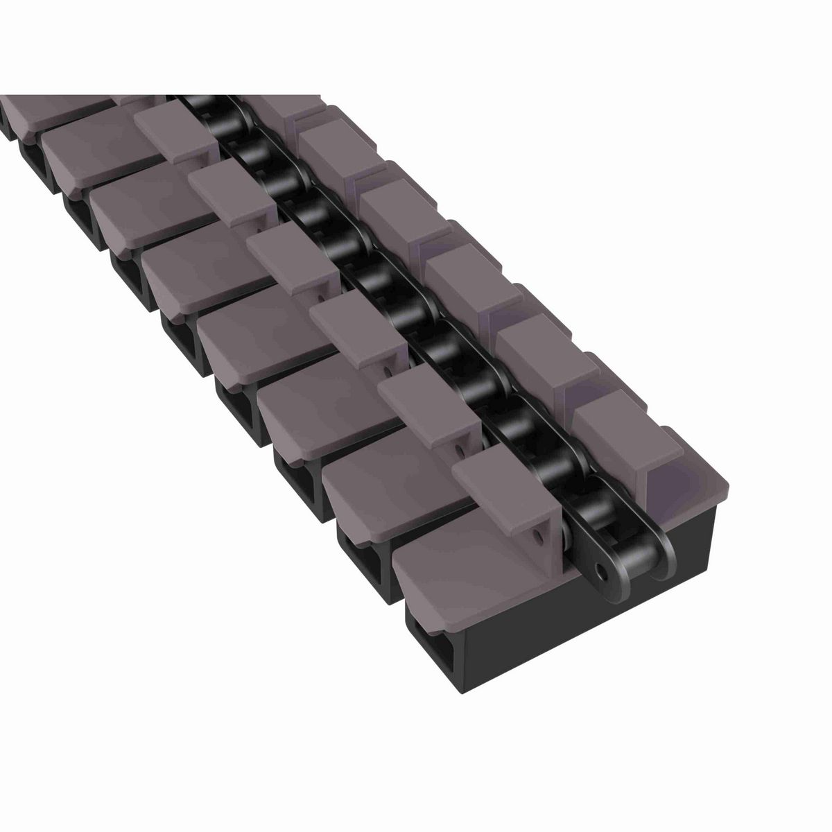 Rexnord 1873TAB SideGrip™ Side-flexing, Material: Brown High Performance, Width: 3.75in, Pitch: 1.5in - 81440061
