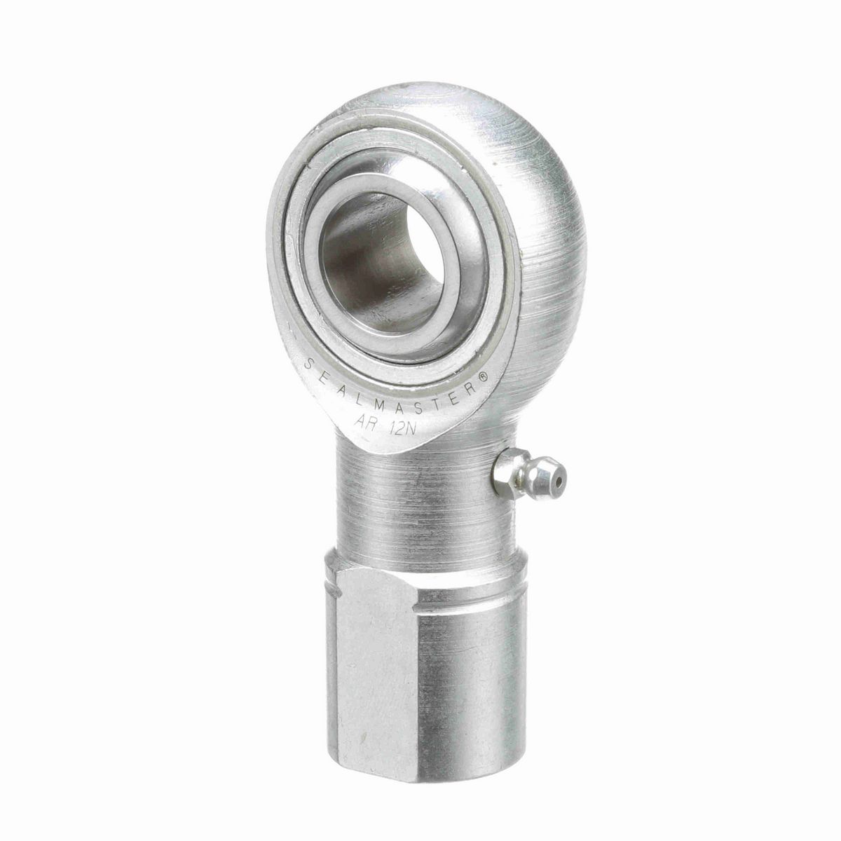 Sealmaster Female Rod End Bearing - Three-Piece Greasable Carbon Steel Race - AR 12N
