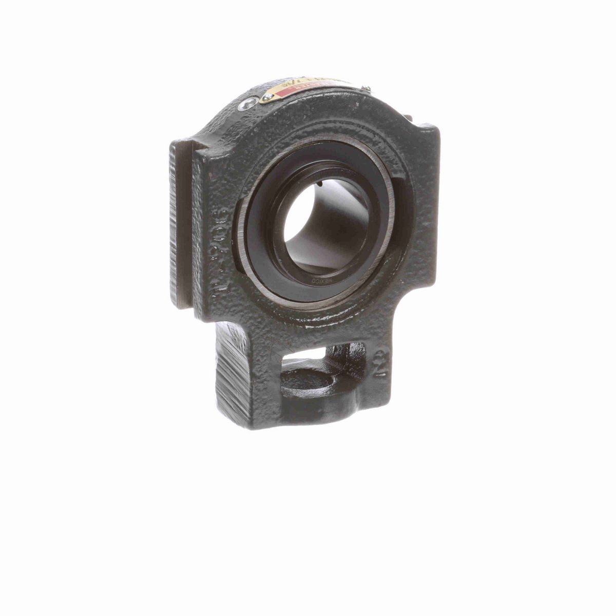 Sealmaster Mounted Cast Iron Wide Slot Take Up Housing & Frame Assembly Ball Bearing - 52100 Bearing Steel, Black Oxided - Setscrew Lock - STMH-23