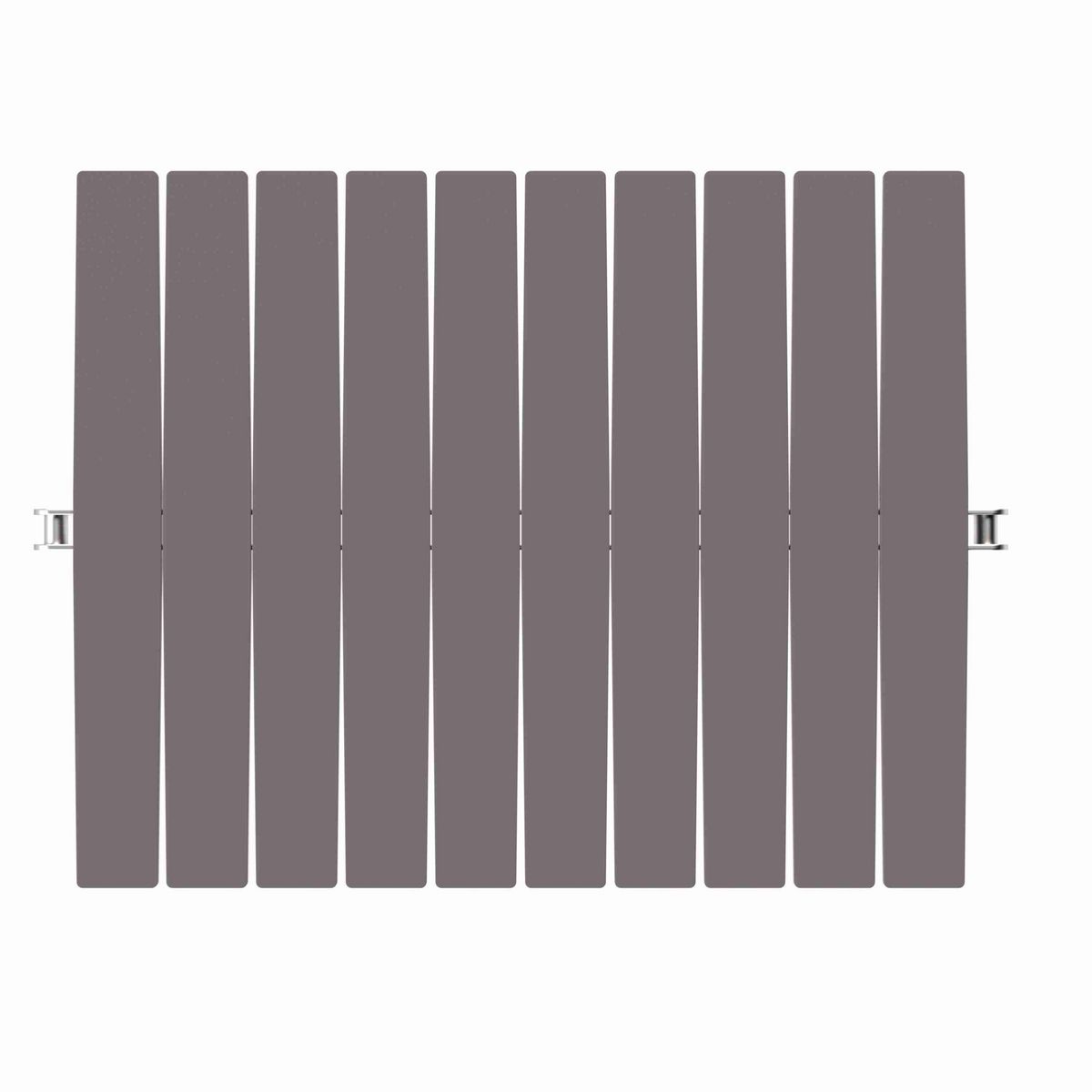 Rexnord 1873TAB Side-flexing Solid Top, Material: Brown High Performance, Width: 12in, Pitch: 1.5in - 81414076