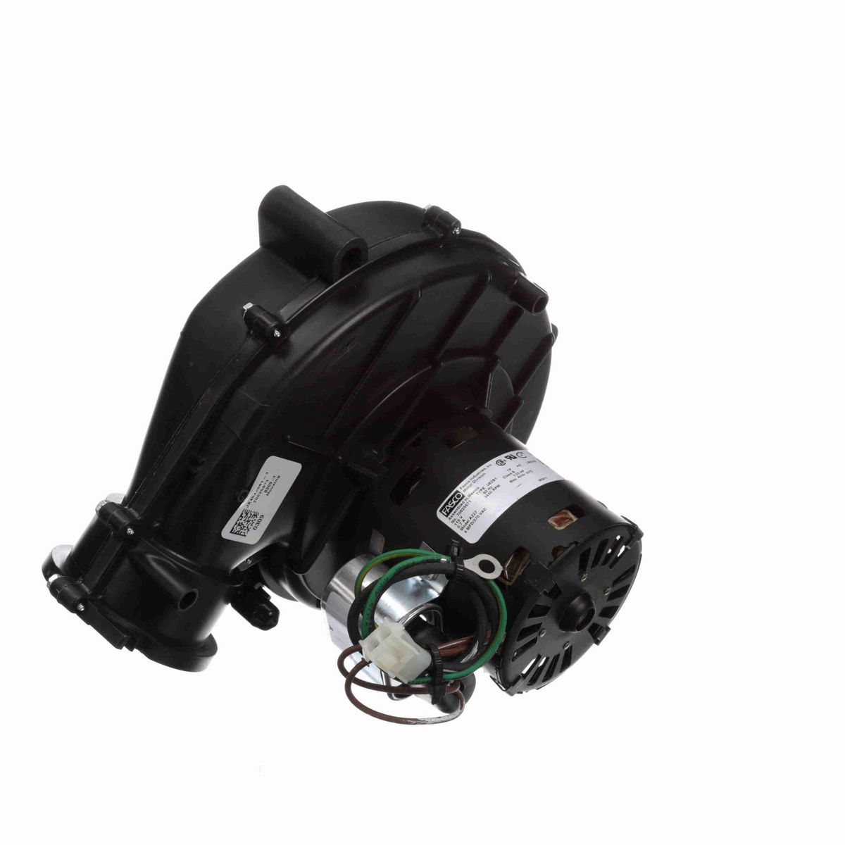 FASCO Round Outlet Permanent Split Capacitor OEM Replacement Draft Inducer Blower, 115 Volts, Flange: Yes - A227