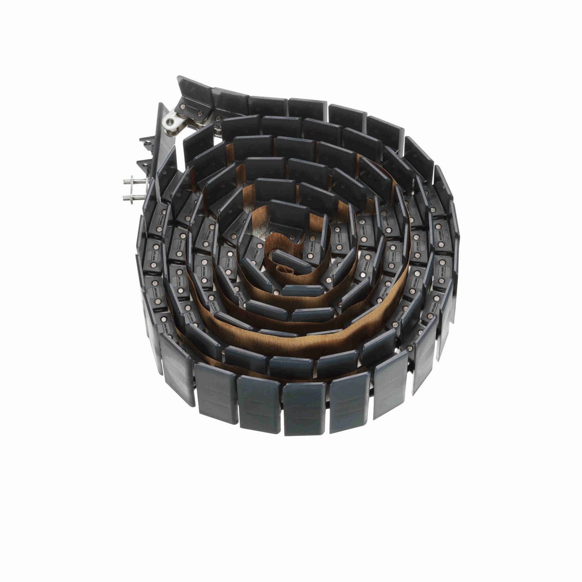 System Plast 863 Straight Running Solid Top, Material: NG evo (Gray Blue), Width: 4.5in, Pitch: 1.5in - NGE863SS-K450