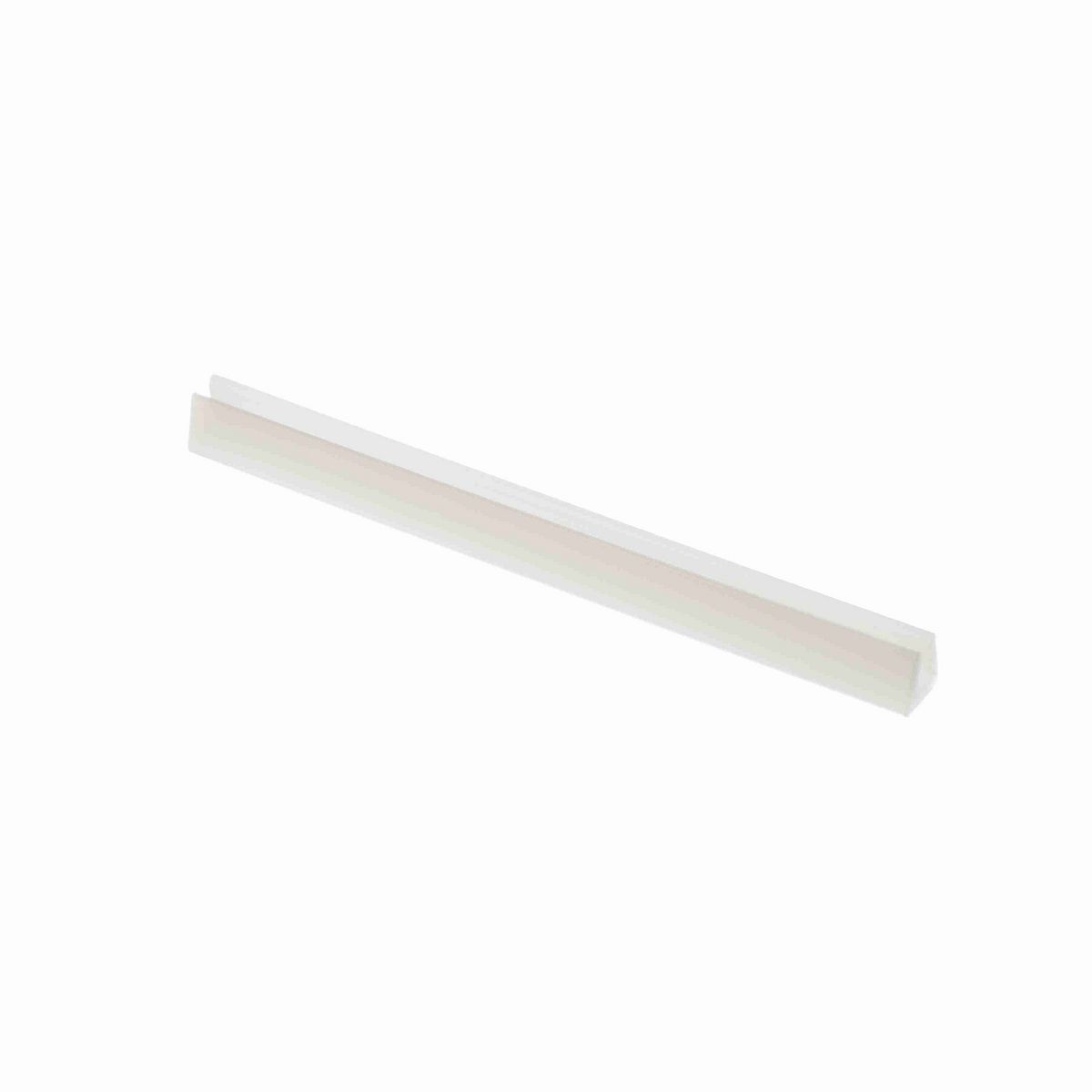 System Plast Bar Cap: 0.5"W X 0.5"H X 120"L White UHMW-PE - VG-P316SBC-10