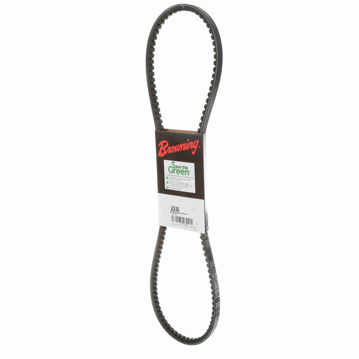 Browning EPDM Notched Belt 98% Efficient - AX46