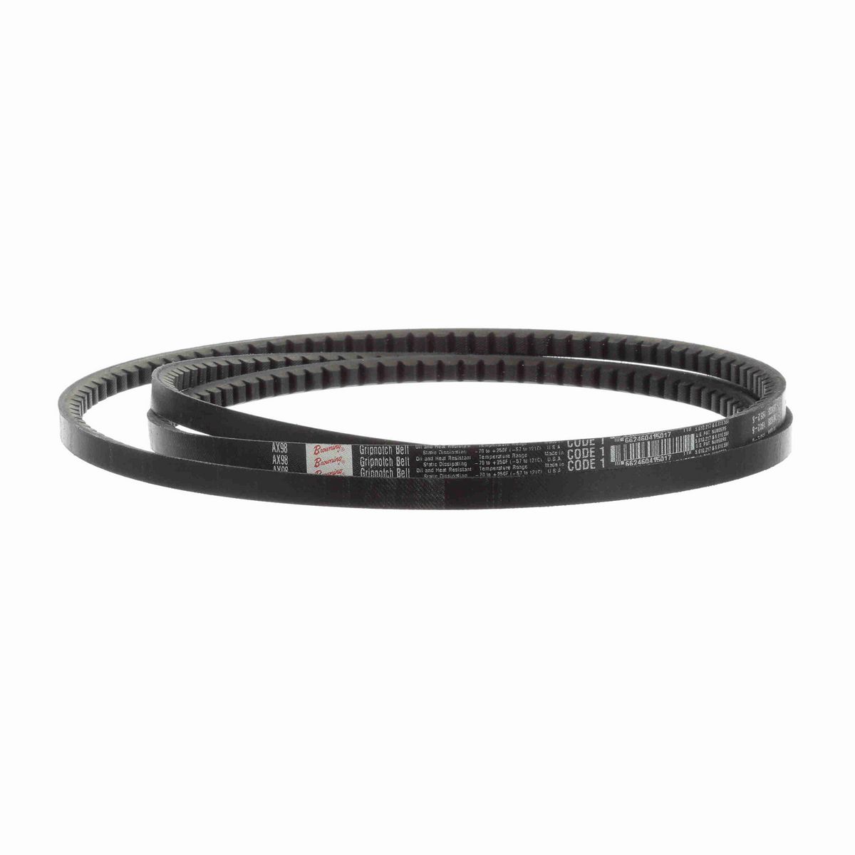 Browning EPDM Notched Belt 98% Efficient - AX98