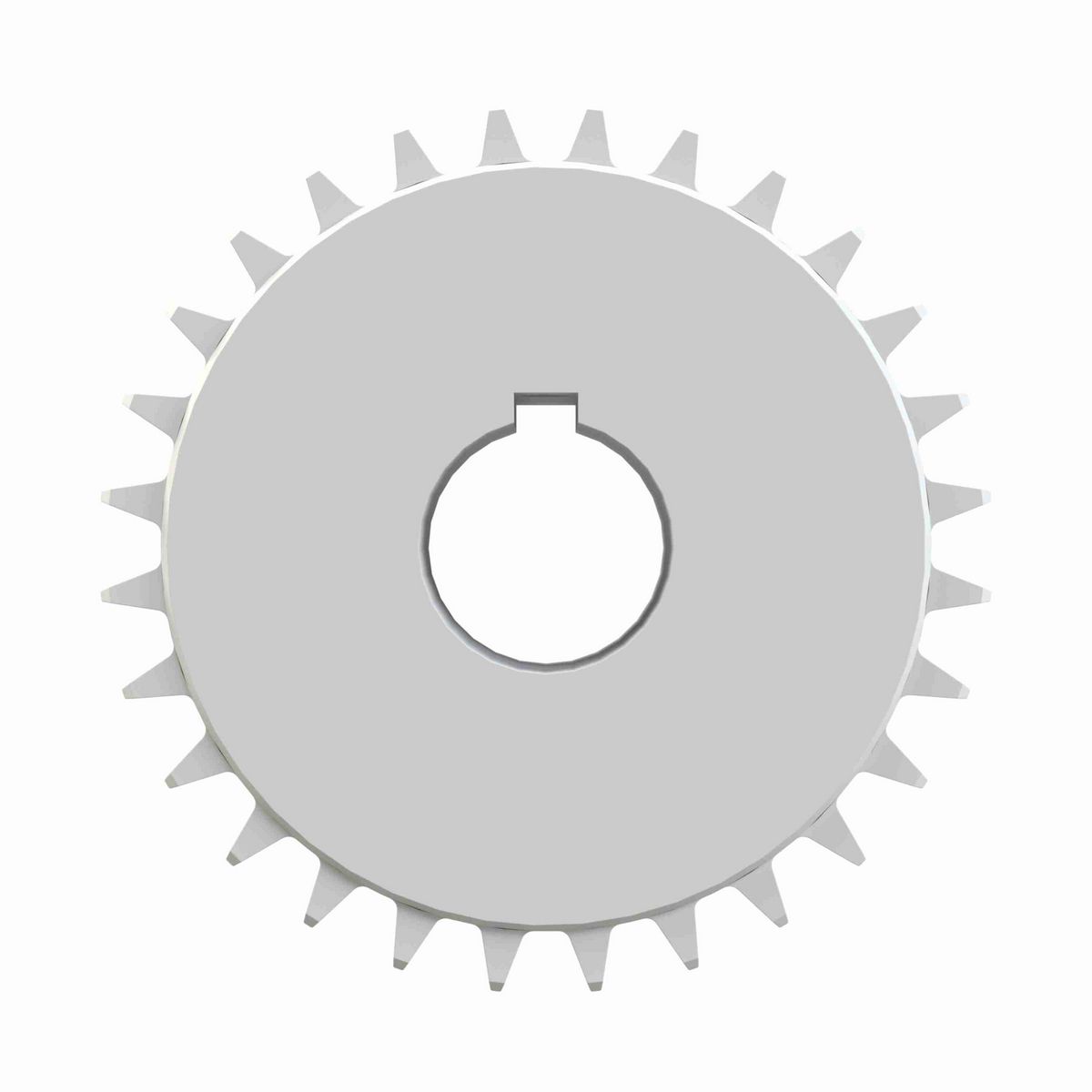 Rexnord 7520 Series Solid One Piece Machined Nylon Sprocket and a 28 Teeth with 1-1/4in Round Shaft-Ready Bore with Keyway & Setscrew - 890.25.01