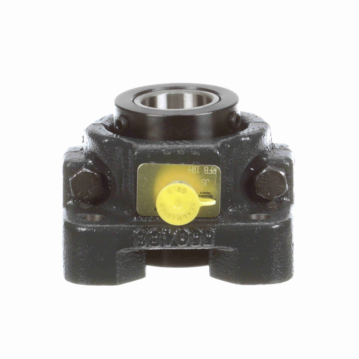 Sealmaster Mounted Cast Iron Four Bolt Flange Tapered Roller - 52100 Bearing Steel - Double Collar Mount Lock - RFB 104