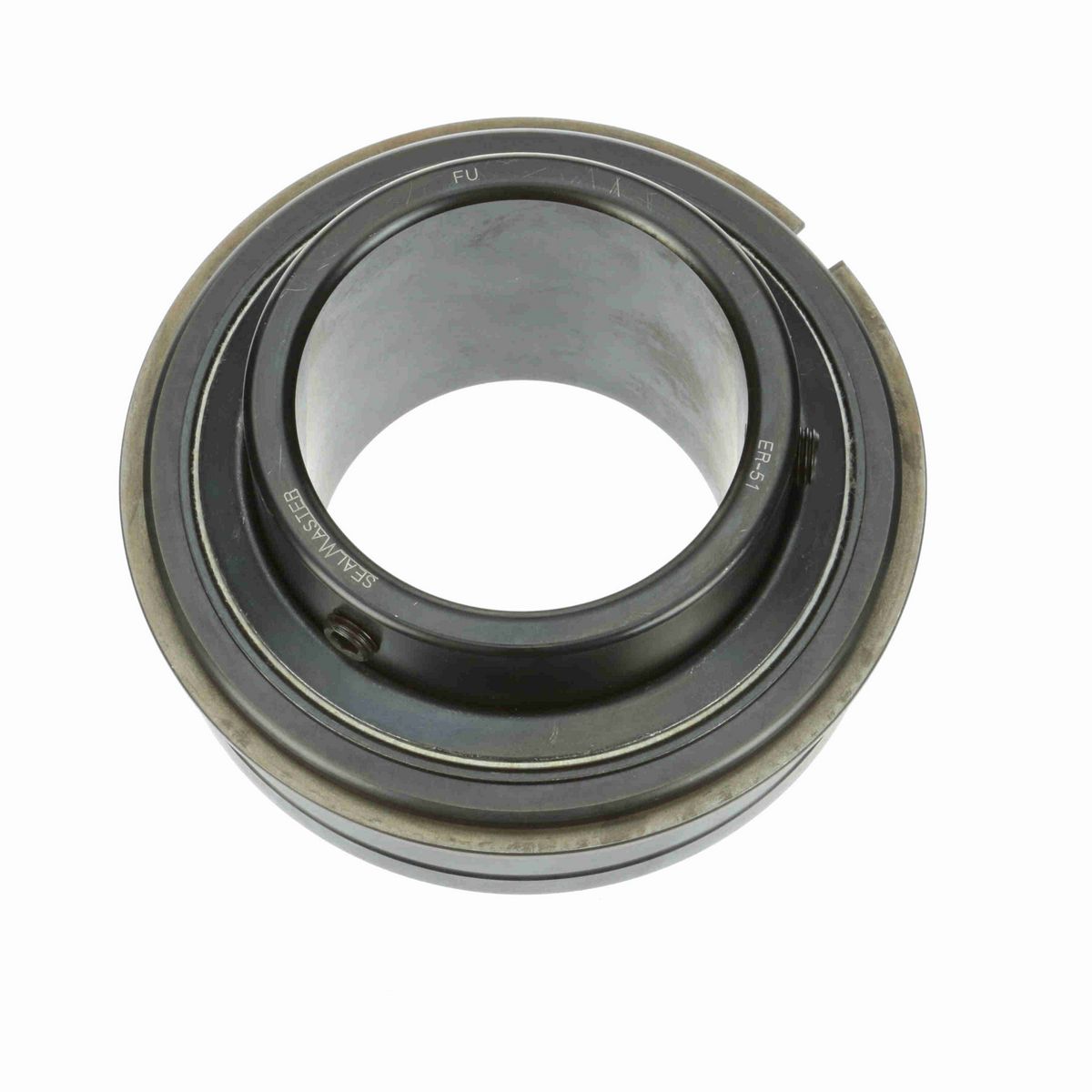 Sealmaster Mounted Insert Only Ball Bearing - 52100 Bearing Steel, Black Oxided - Setscrew Lock - ER-51
