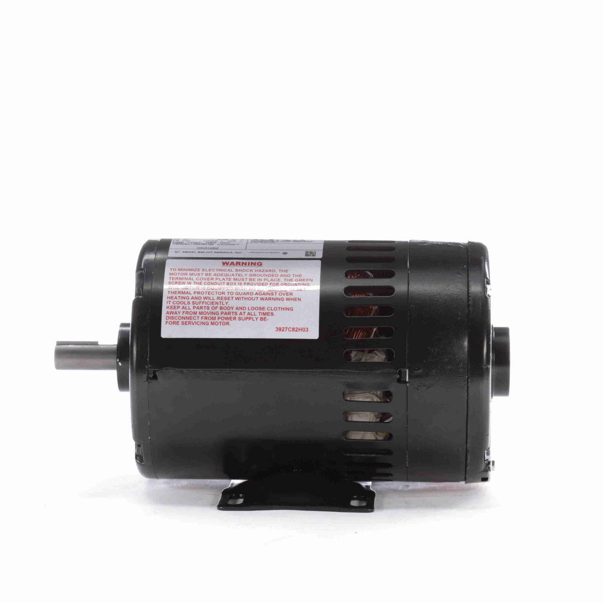 Century General Purpose Motor, 1/2 HP, 1 Ph, 60 Hz, 115/230 V, 3600 RPM, 48Z Frame, ODP - OKA1052
