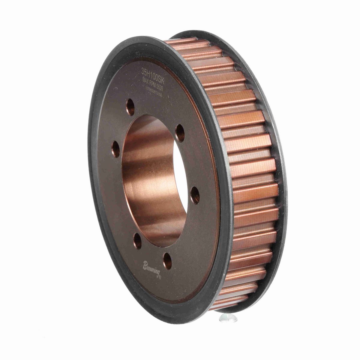 Browning Steel Bushed Bore Gearbelt Pulley - 35H100SK