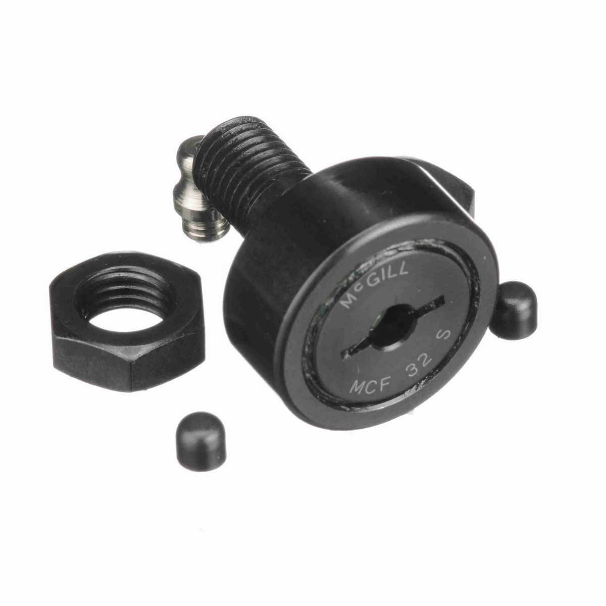 Опорный ролик с цапфой McGill CAMROL MCFR 40 SX, цилиндрический, с уплотнением, со шлицем под отвёртку, метрический