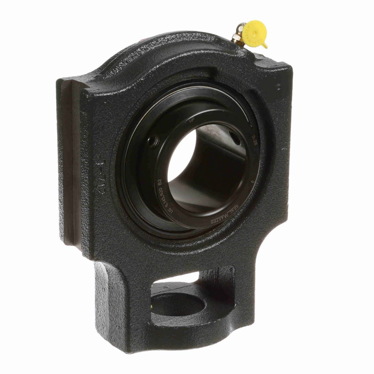 Sealmaster Mounted Cast Iron Wide Slot Take Up Ball Bearing - 52100 Bearing Steel, Black Oxided - Setscrew Lock - ST-40