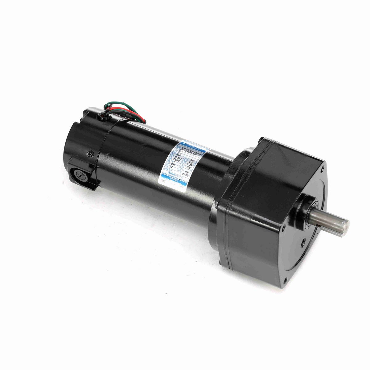 LEESON Parallel Shaft Gearmotor, 0.25 HP, 90 V, 42 RPM, 34 Frame, TENV - M1135108.00