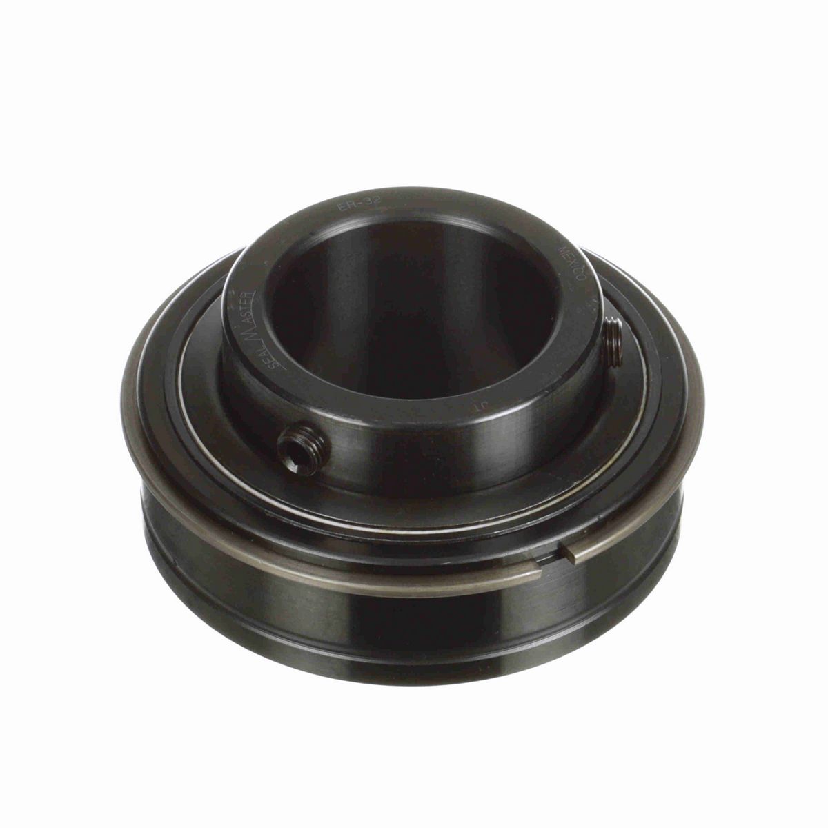 Sealmaster Mounted Insert Only Ball Bearing - 52100 Bearing Steel, Black Oxided - Setscrew Lock - ER-32