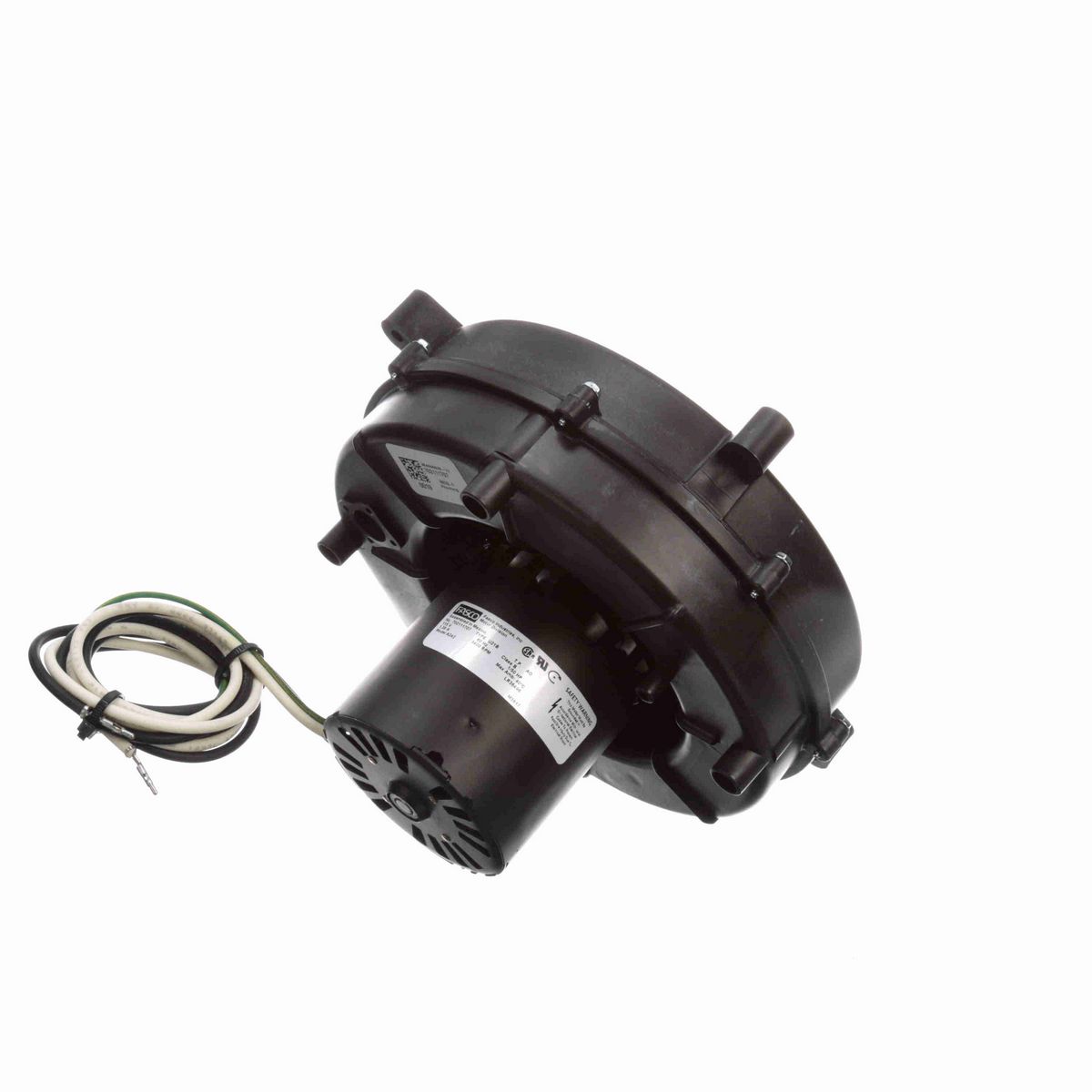 FASCO Round Outlet Shaded Pole OEM Replacement Draft Inducer Blower, 115 Volts, Flange: No - A242