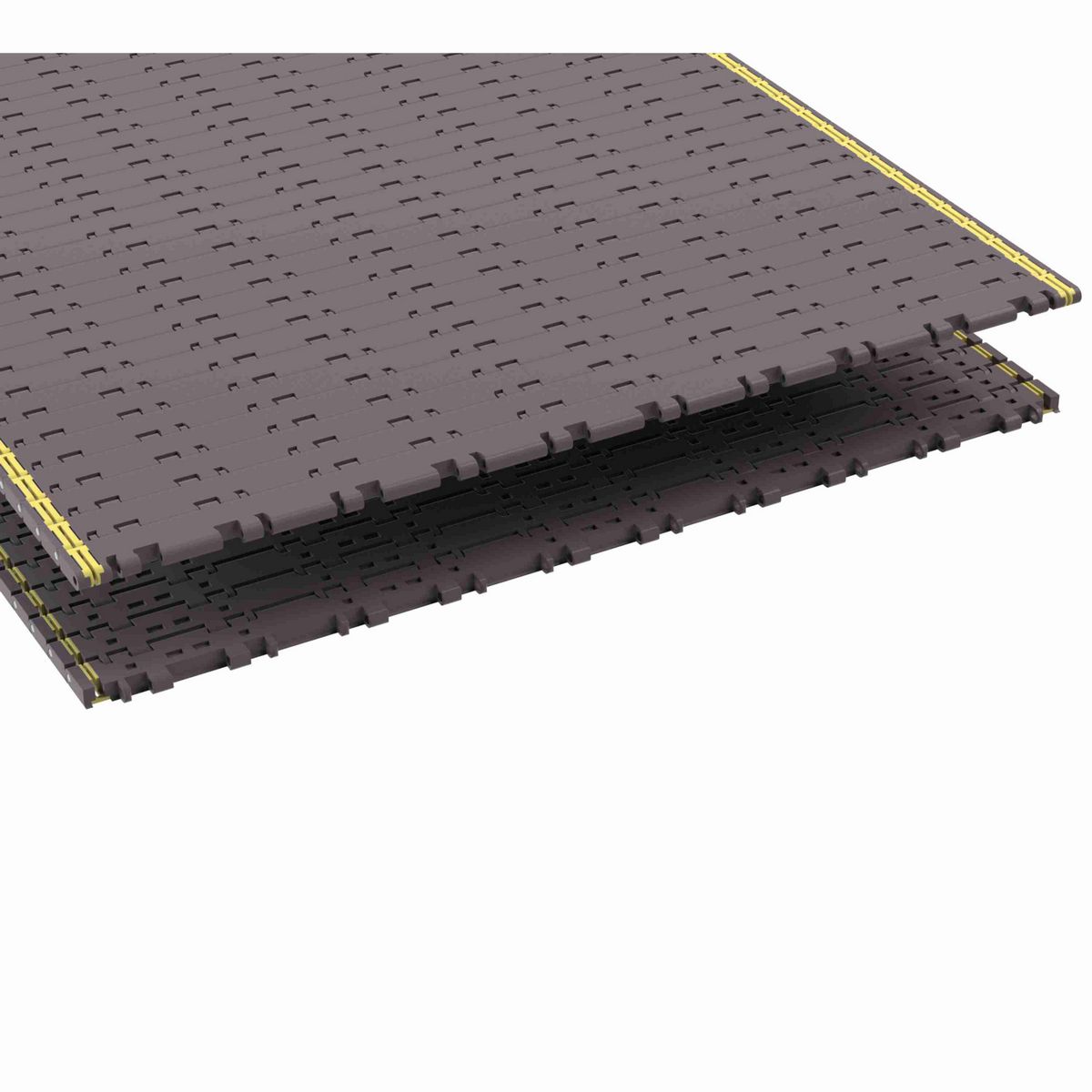 Rexnord 7956NT Side-flexing Flush Grid, Material: Brown High Performance, Width: 30in, Pitch: 1.25in - 10464504