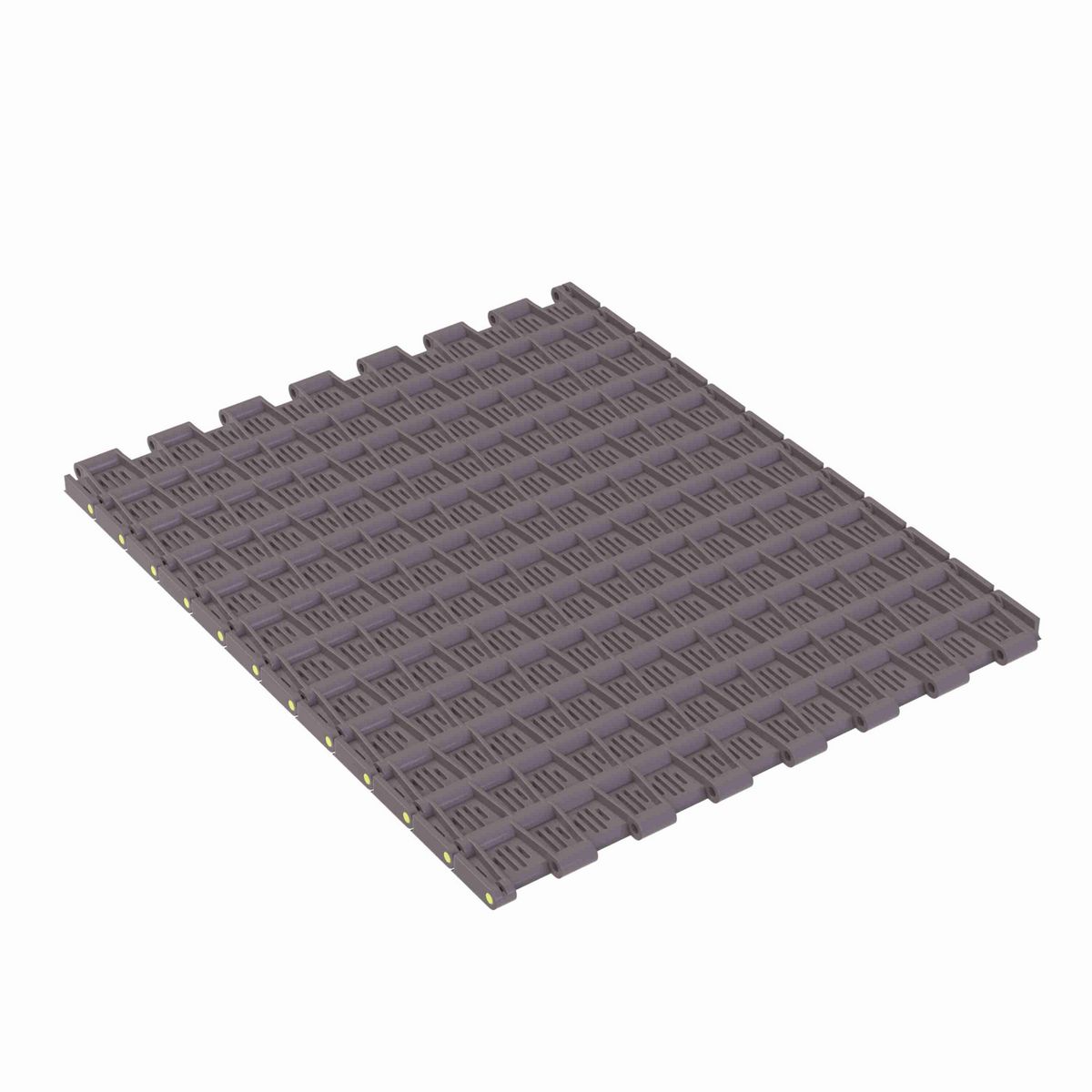 Rexnord 5706 Straight Running Flush Grid, Material: Brown High Performance, Width: 15in, Pitch: 1.5in - 81416775