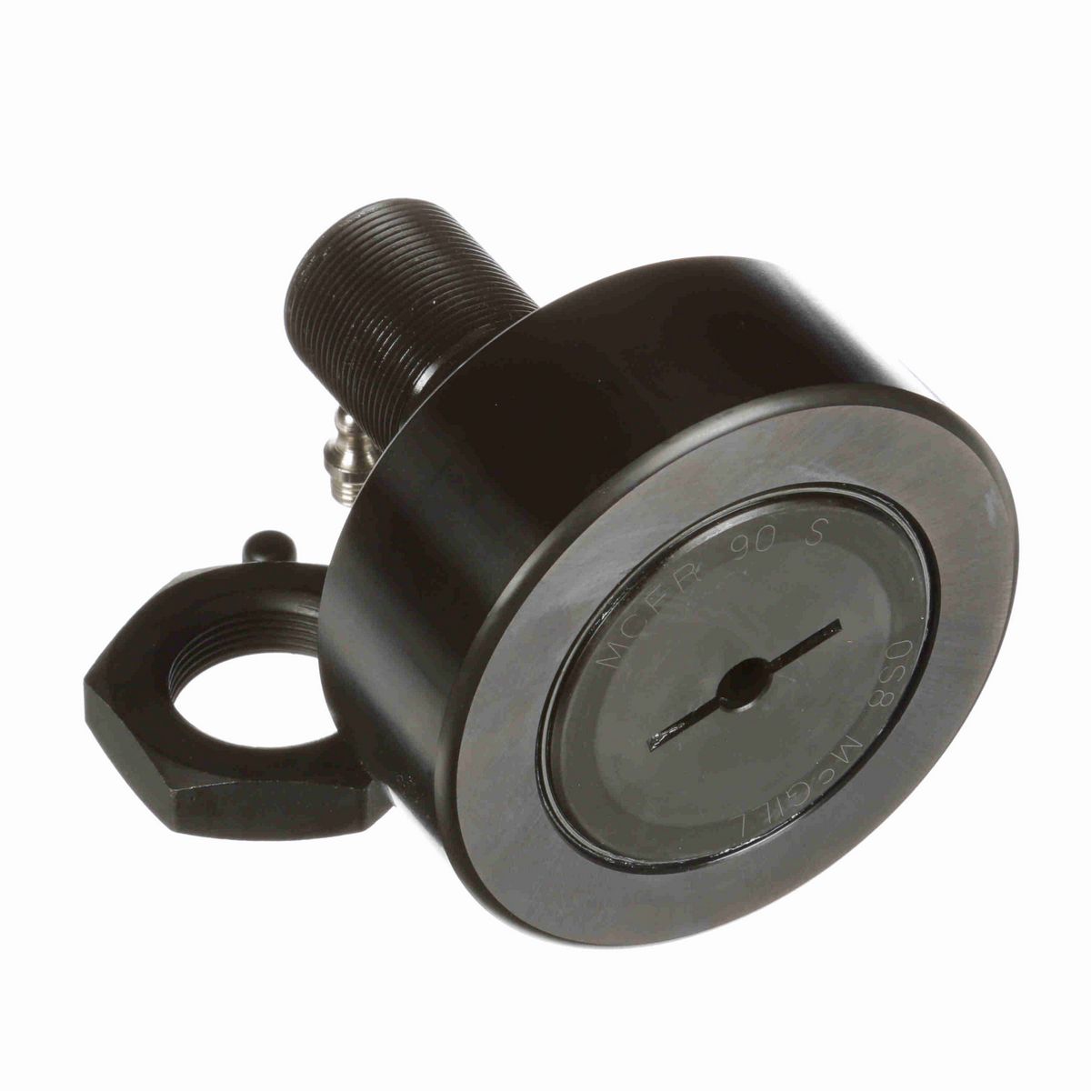 Опорный ролик с цапфой McGill CAMROL MCFR 90 S, бочкообразный, с уплотнением, со шлицем под отвёртку, метрический