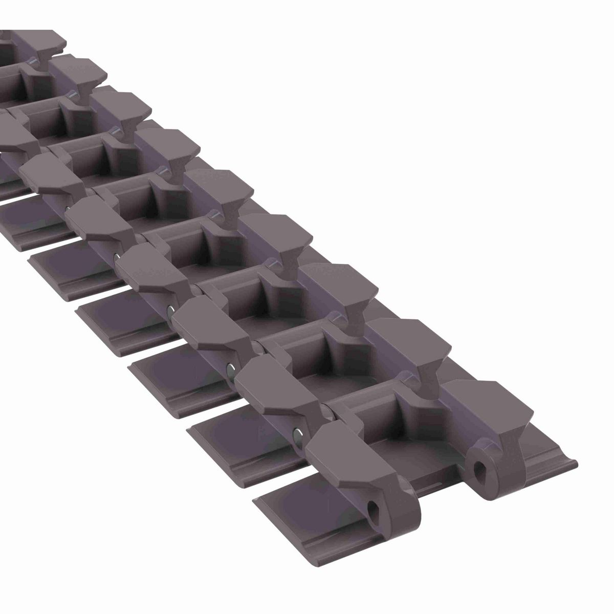 Rexnord 880TAB RubberTop® Side-flexing RubberTop®, Material: Brown High Performance, Width: 3.25in, Pitch: 1.5in - 81420081