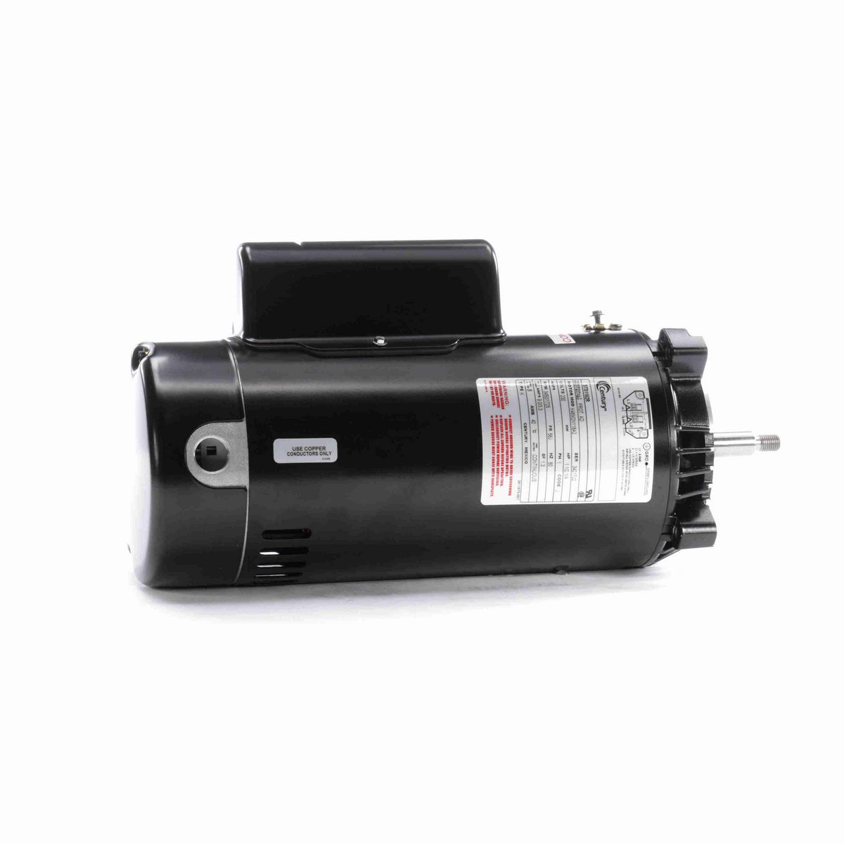 Century Pool Pump Motor, 1 1/2,1/4 HP, 1 Ph, 60 Hz, 230 V, 3600 RPM, 56J Frame, ODP - STS1152R