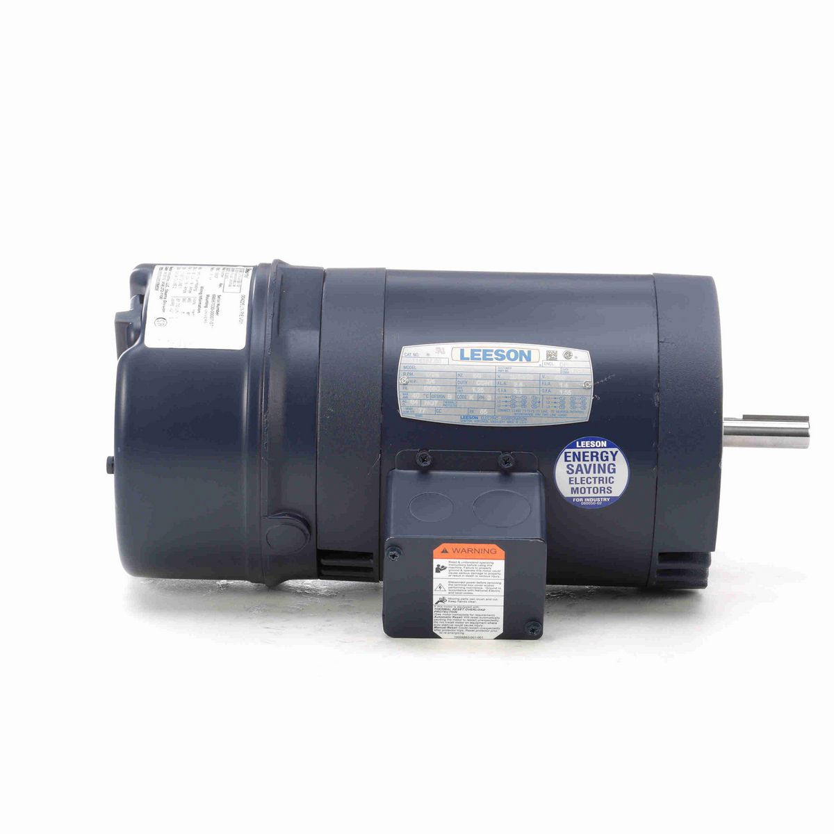 LEESON Brake Motor, 0.75 HP, 3 Ph, 60 Hz, 230/460 V, 1800 RPM, 56C Frame, DP - 114157.00