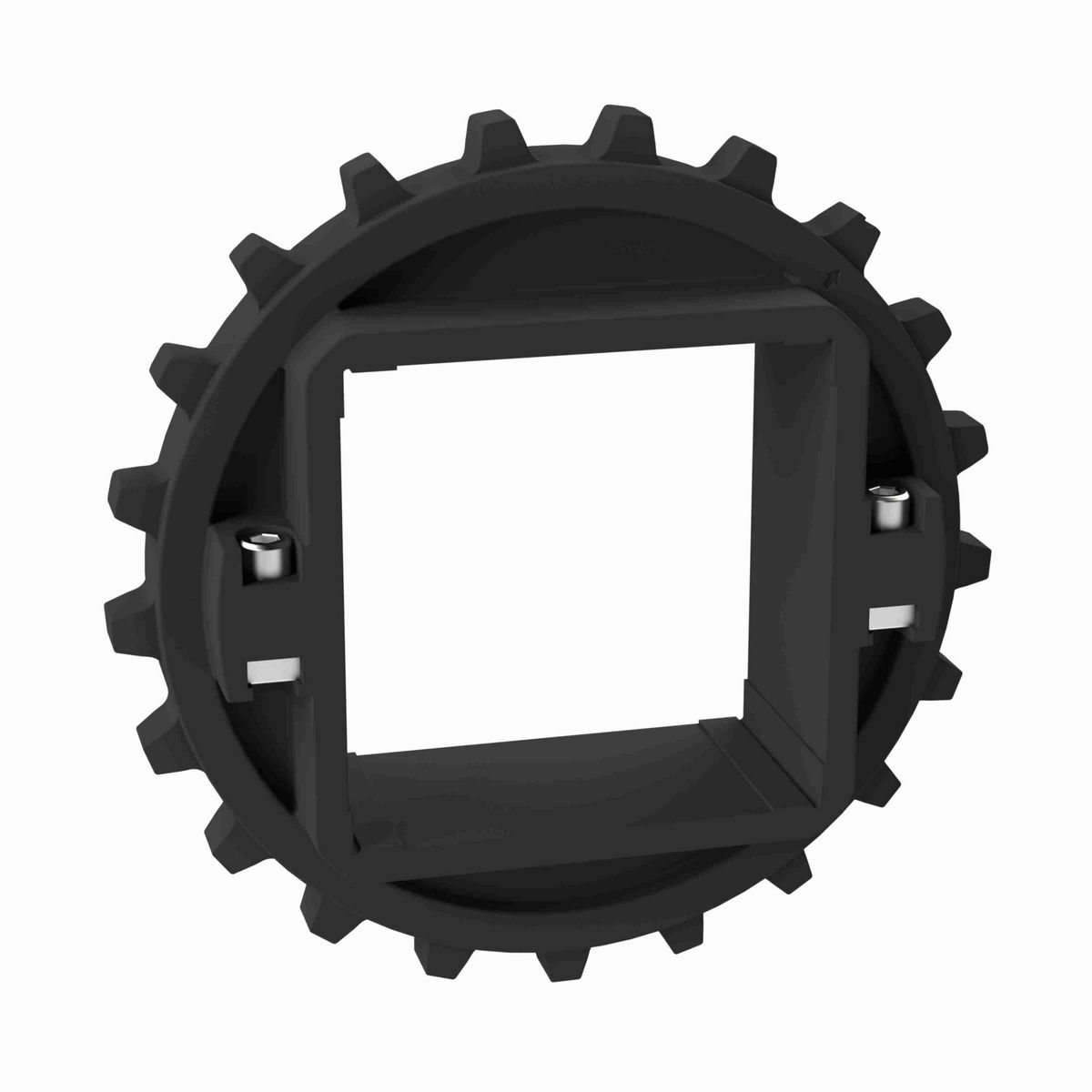 Rexnord 7700 Series Split Molded Nylon Sprocket with 21 Teeth and a 3-1/2in Square Bore - 614-119-1