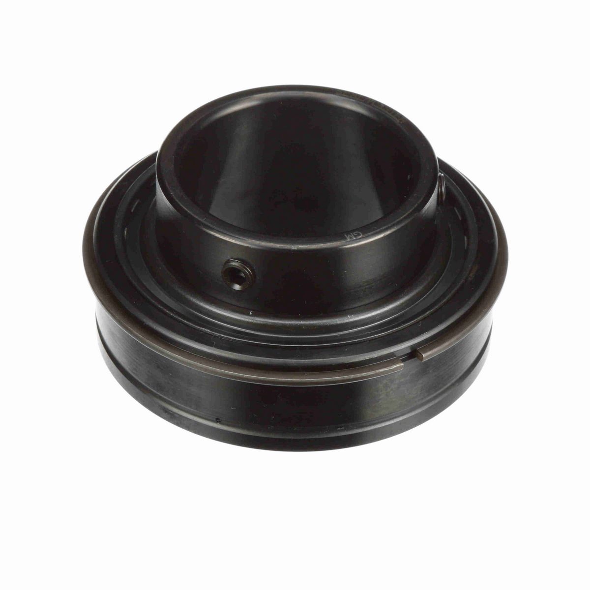 Sealmaster Mounted Insert Only Ball Bearing - 52100 Bearing Steel, Black Oxided - Setscrew Lock - ER-47C