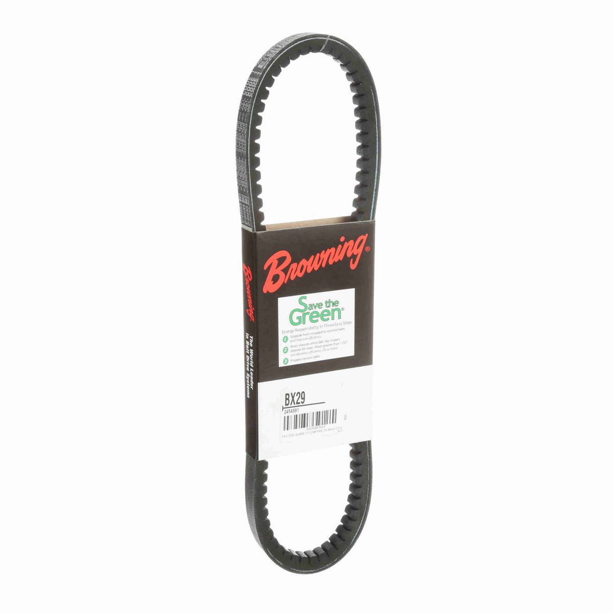 Browning EPDM Notched Belt 98% Efficient - BX29