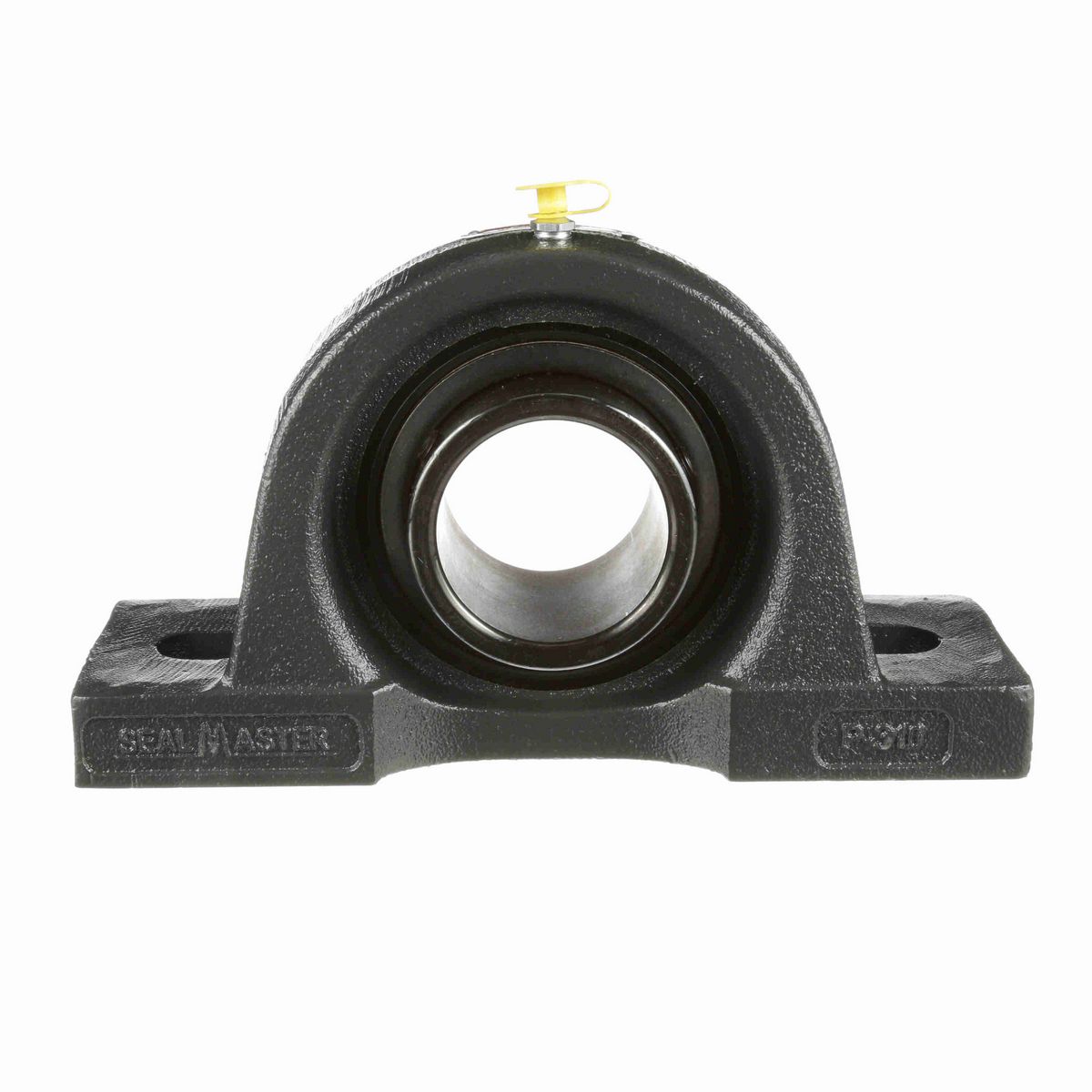Sealmaster Mounted Cast Iron Two Bolt Pillow Block Ball Bearing - 52100 Bearing Steel, Black Oxided - Setscrew Lock - MP-38