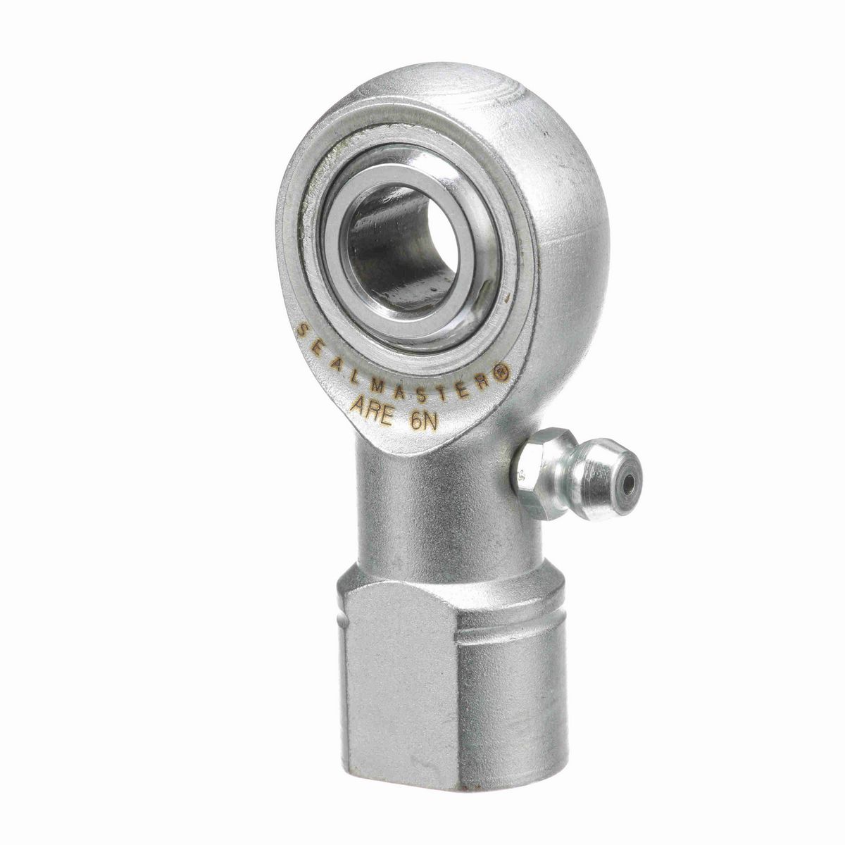 Sealmaster Male Rod End Bearing - Three-Piece Greasable Carbon Steel Race - ARE 6N