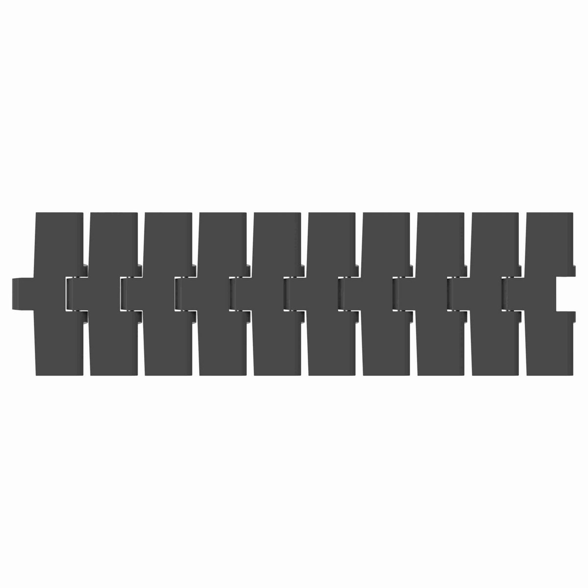 Rexnord 880B Side-flexing , Material: Black Anti-Static, Width: 4.5in, Pitch: 1.5in - 81406411