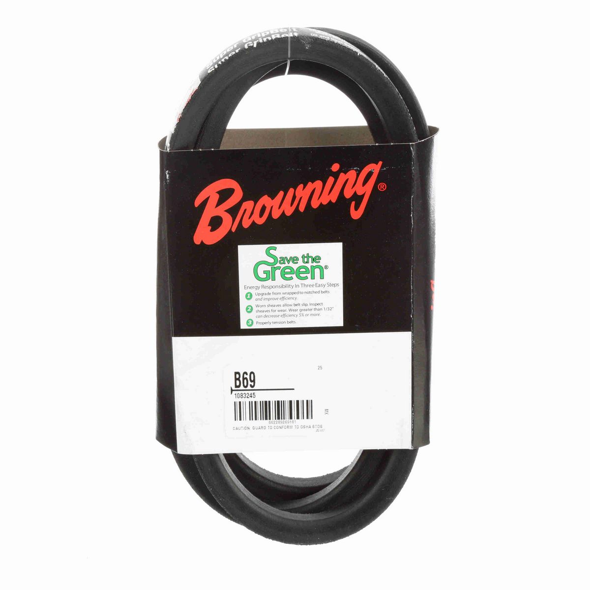 Browning Neoprene Wrapped Belt 95% Efficient - B69
