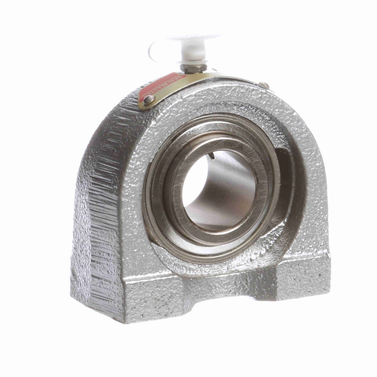 Sealmaster Mounted Flouropolymer Coated Cast Iron Tapped Base Pillow Block Ball Bearing - 52100 Bearing Steel, Phosphorus Nickel Coated - Setscrew Lock - Corrosion Resistant - CRTBF-PN16