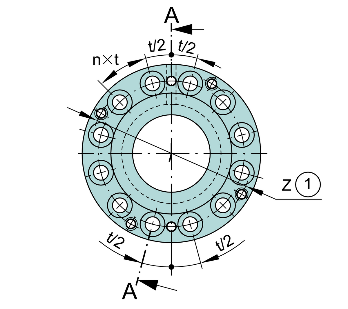 Комбинированный подшипник с короткими цилиндрическими и игольчатыми роликами INA ZARF3590-TV