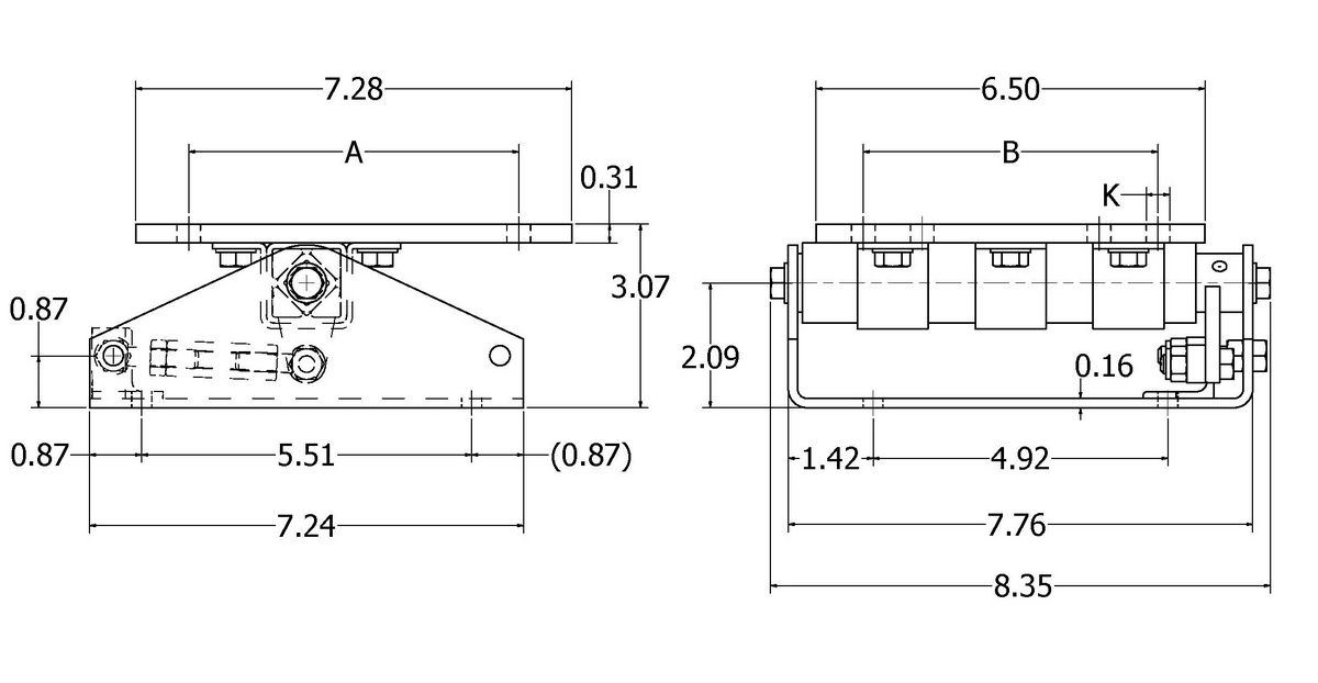 RunRight® Motor Bases Timken 68514463021