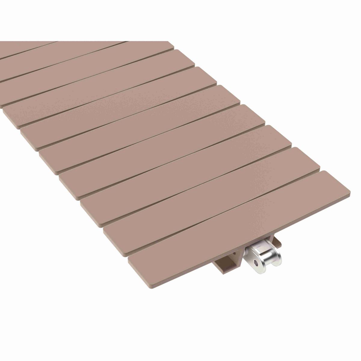 Rexnord 1873TAB Side-flexing Solid Top, Material: Tan Low Friction, Width: 7.5in, Pitch: 1.5in - LF1873SSK750
