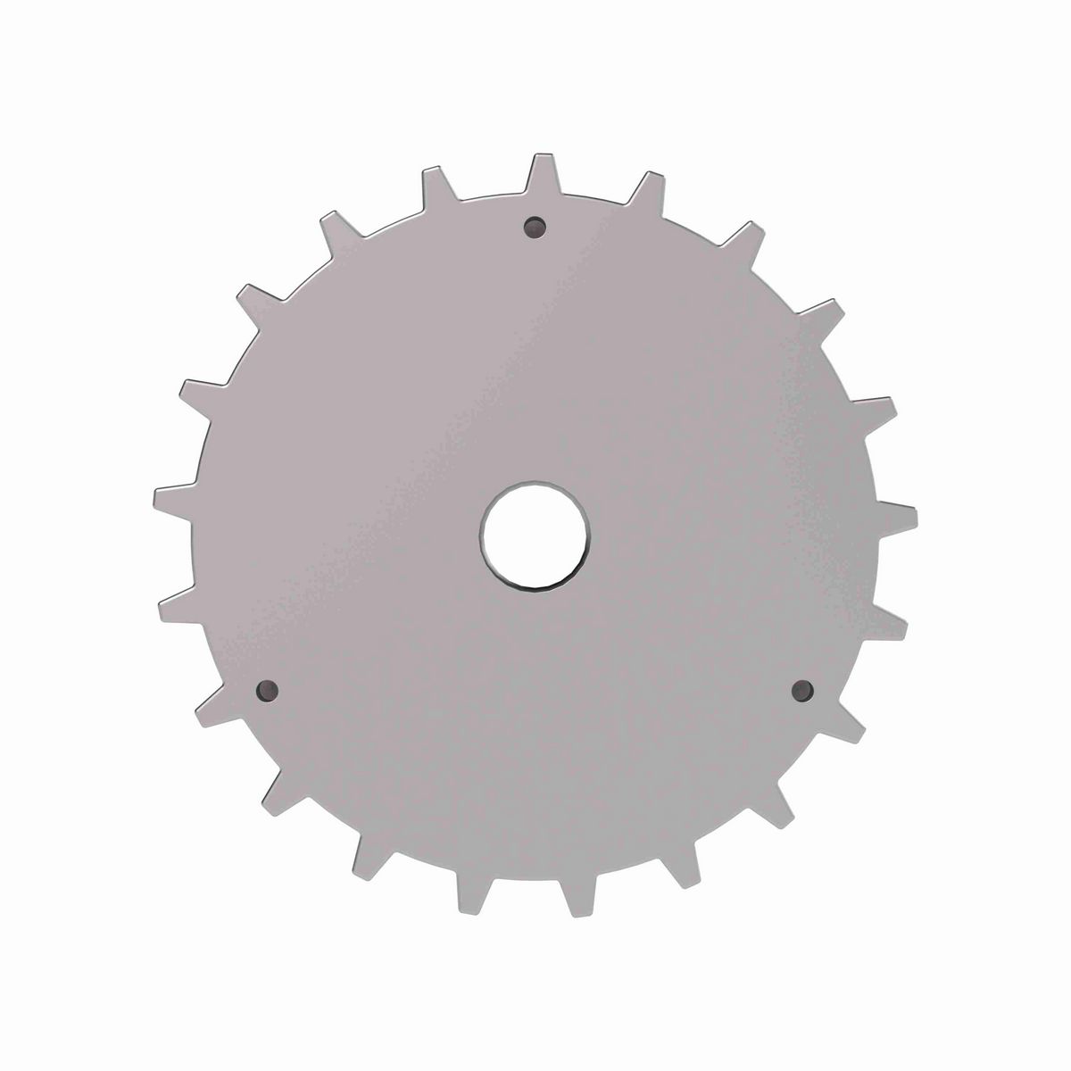 Rexnord 815 Series Solid One Piece Cast Iron Sprocket with 21 Teeth and a 3/4in Round Rough Stock Bore (RSB) - 414-23-24