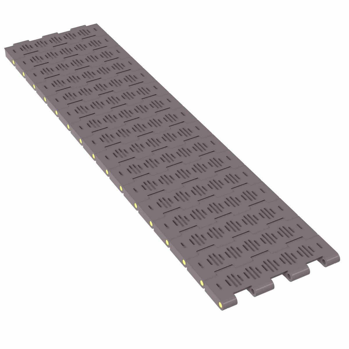 Rexnord 5706 Straight Running Flush Grid, Material: Brown High Performance, Width: 6in, Pitch: 1.5in - 81416773