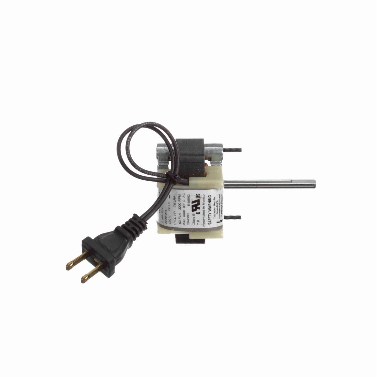 FASCO 1/100 HP C-Frame / Skeleton Motor, 3000 RPM, 120 Volts, , OAO - K611