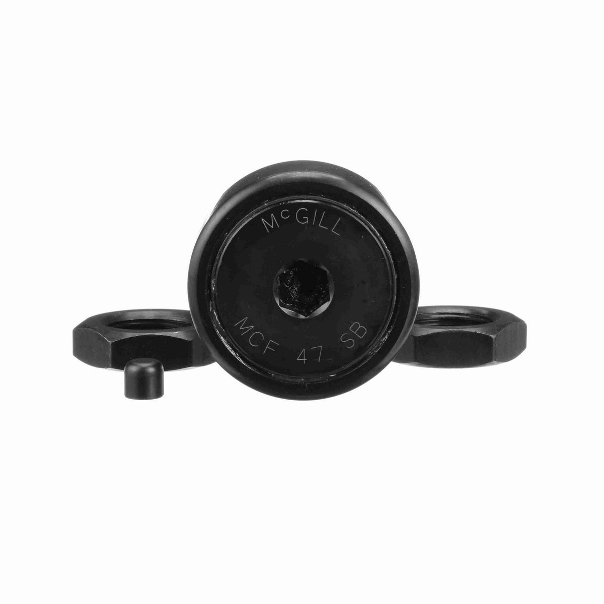 Опорный ролик с цапфой McGill CAMROL MCF 47 SB, бочкообразный, с уплотнением, с шестигранным отверстием, метрический