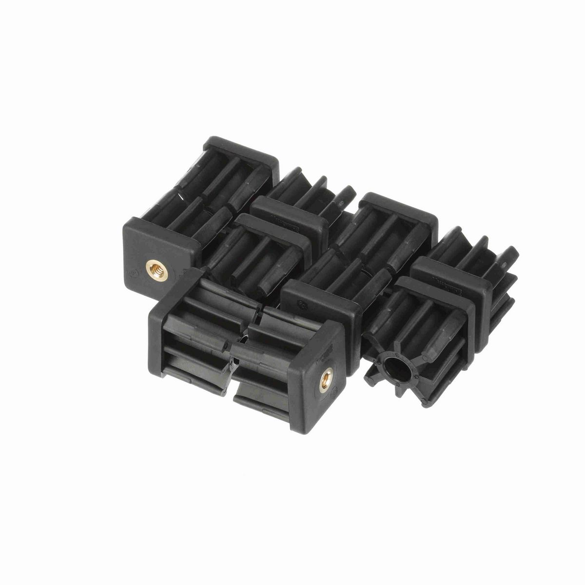 System Plast Tube End (Square); Series: VG-555, Thread: 3/8-16 for a 2 Sq. Tube - VG-555-B38