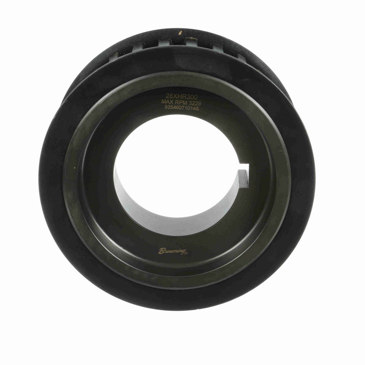 Browning Steel Bushed Bore Gearbelt Pulley - 28XHR300