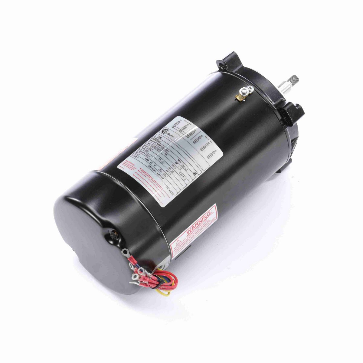 Century Pool Pump Motor, 1 1/2 HP, 3 Ph, 60 Hz, 208-230/460 V, 3600 RPM, 56J Frame, ODP - T3152